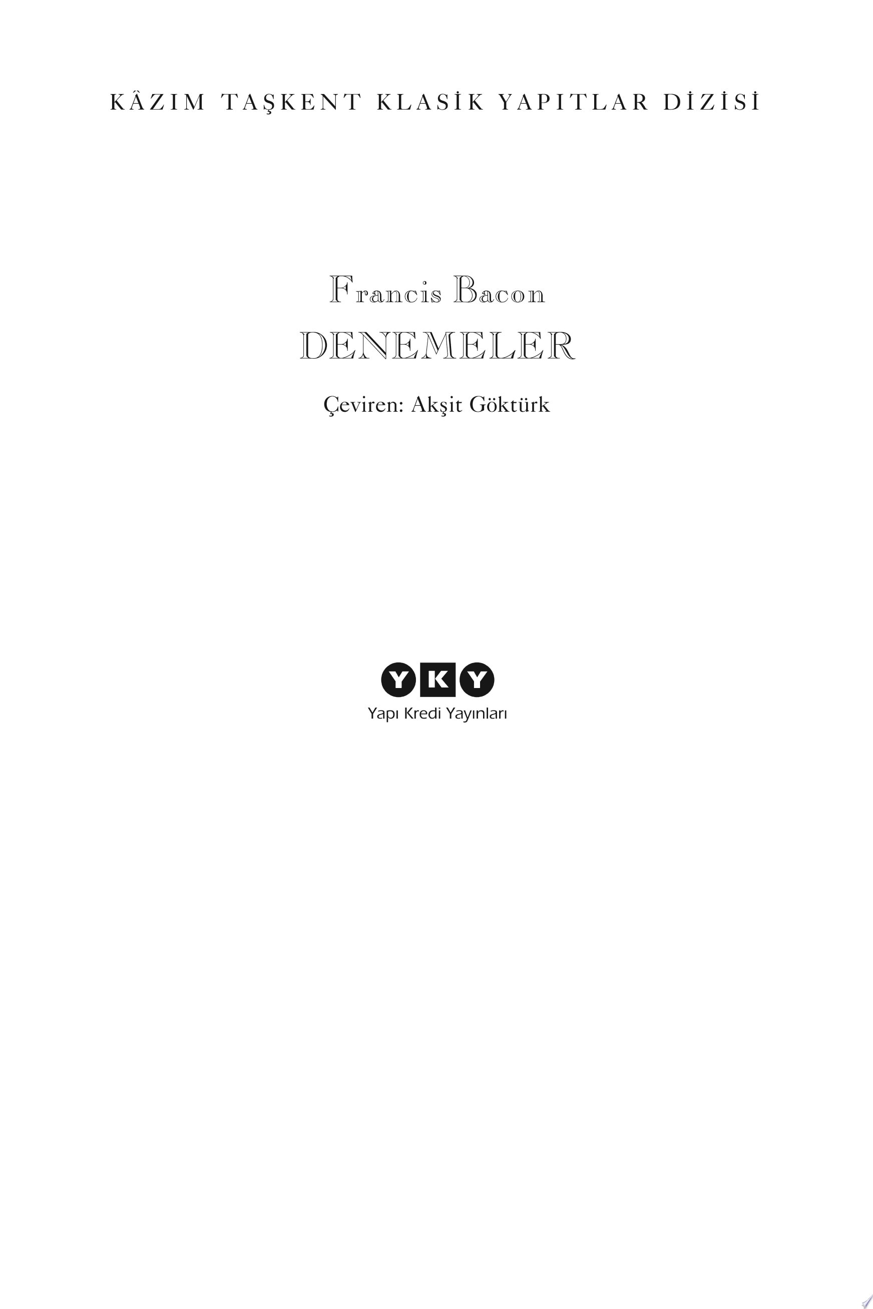 Denemeler