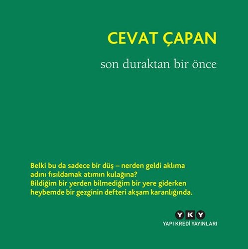 Son duraktan bir önce