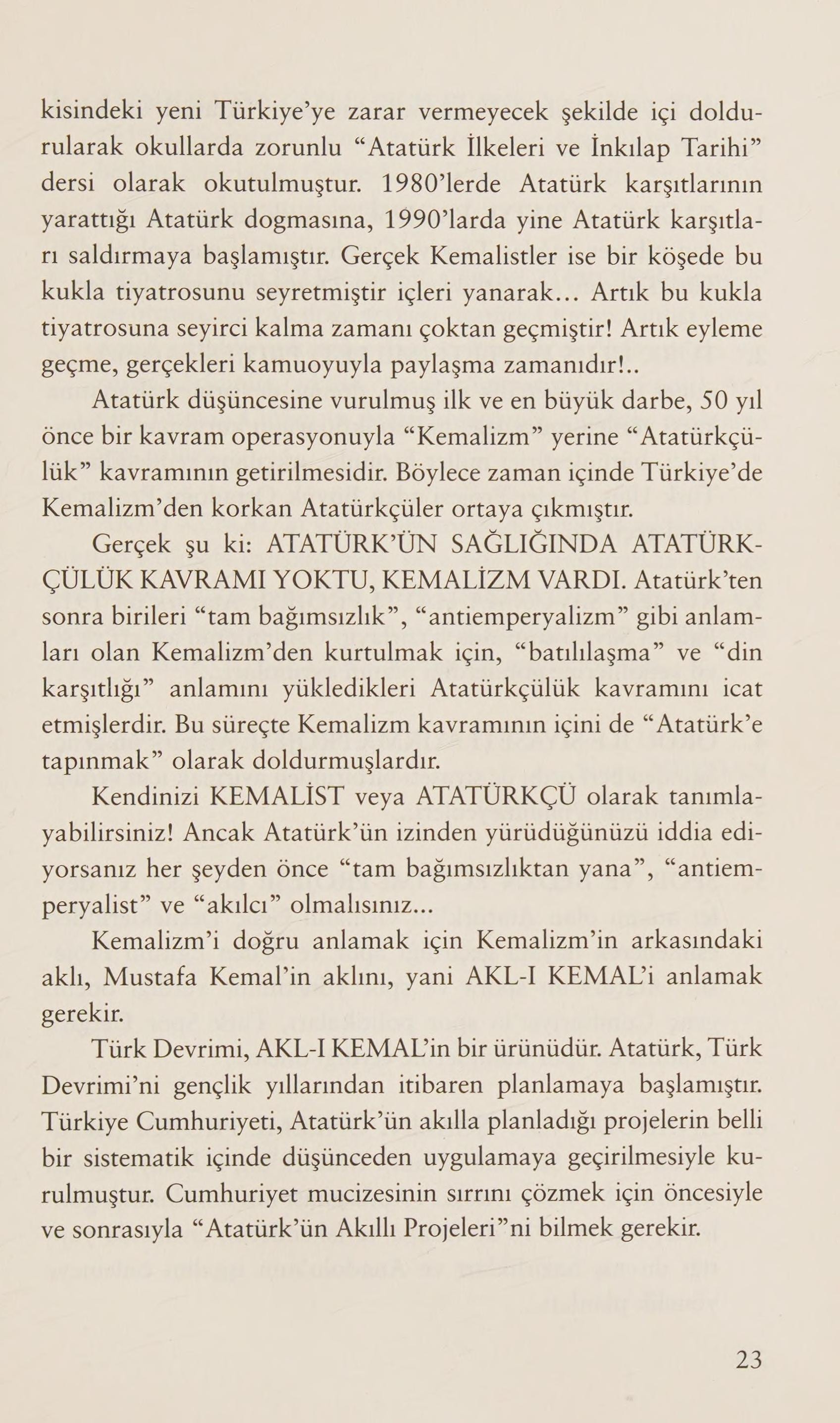 İşte Türkiye'nin kurtuluş reçetesi Akl-ı Kemal Atatürk'ün akıllı projeleri