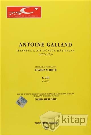 İstanbul'a Ait Günlük Hâtıralar (1672-1673) Birinci Cilt (1672)