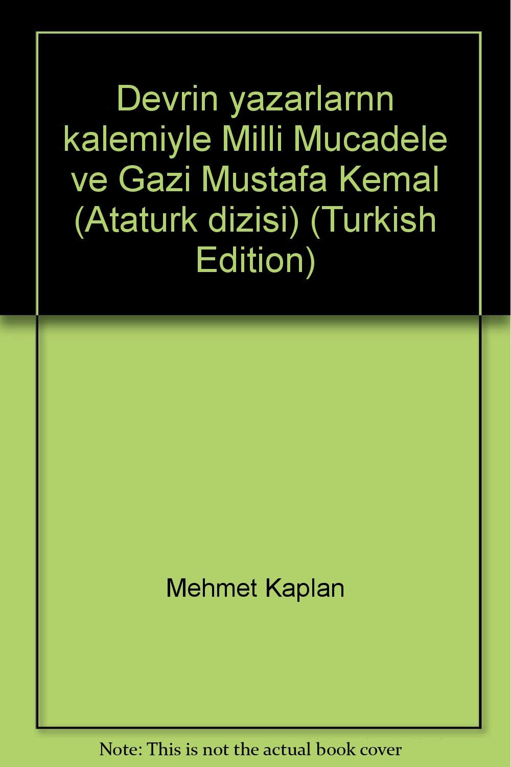 Devrin yazarlarının kalemiyle Millî Mücadele ve Gazi Mustafa Kemal (Atatürk dizisi)