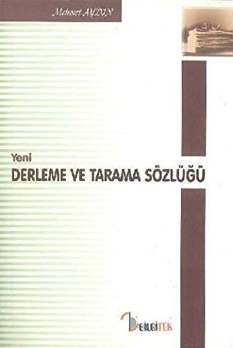 Yeni derleme ve tarama sözlüğü