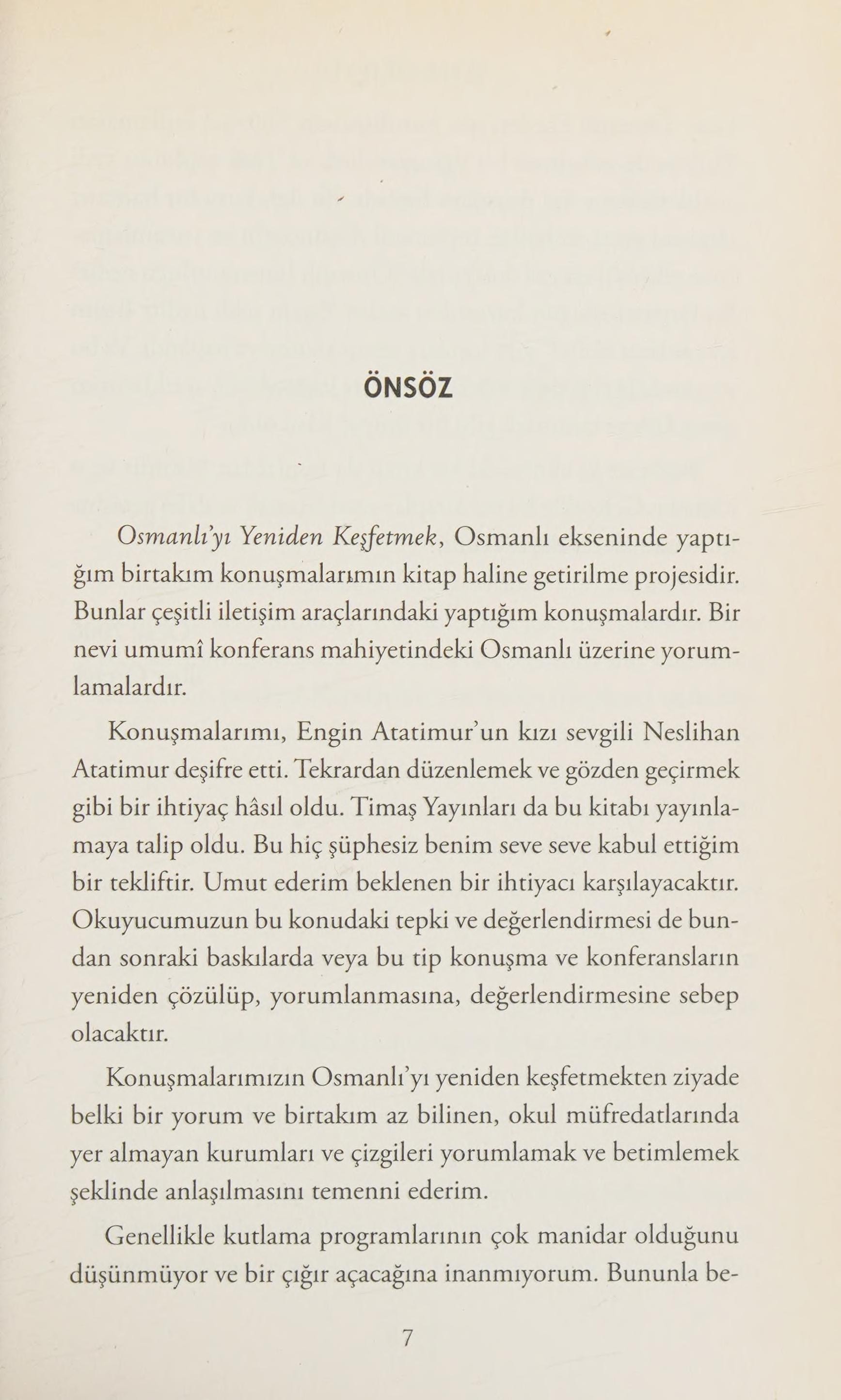 Re-Discovering the Ottomans