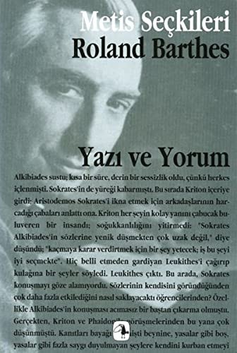 Yazi ve Yorum Roland Barthesdan Secme Yazilar