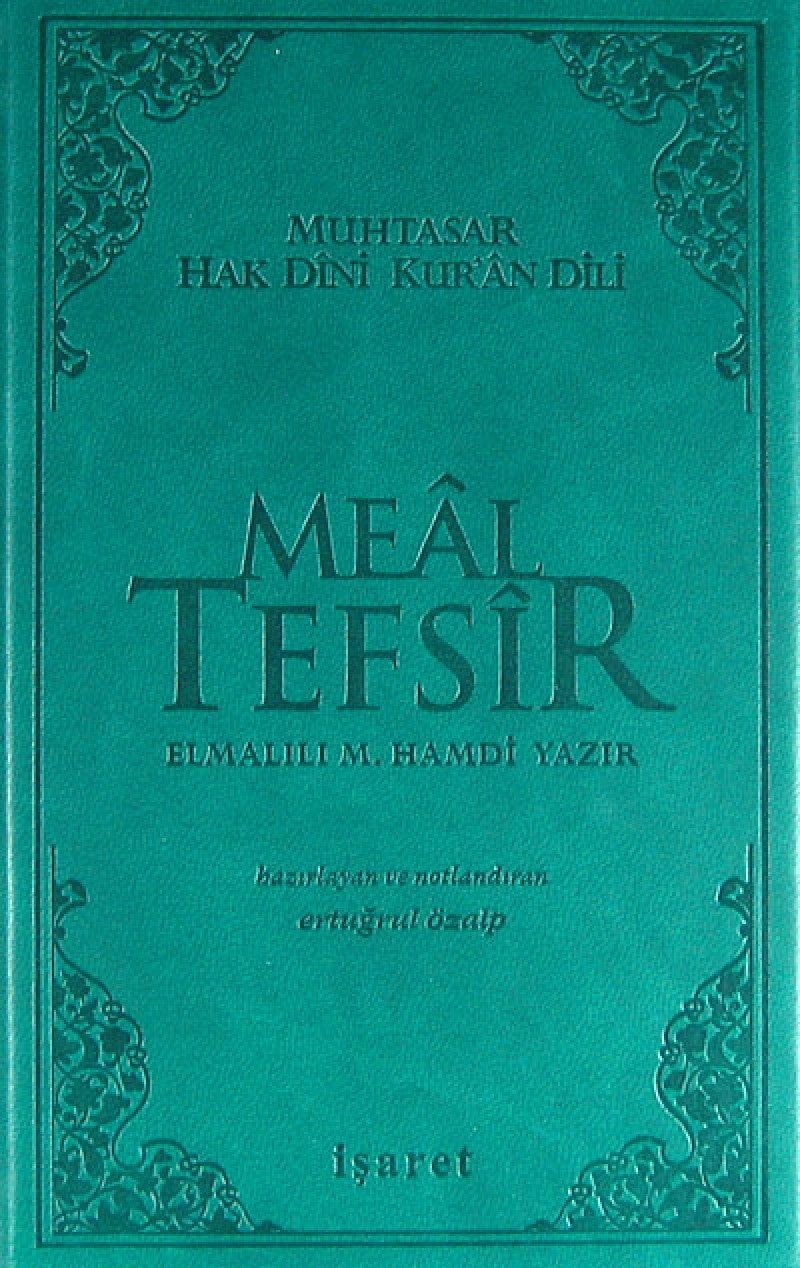 Muhtasar Hak Dini Kuran Dili Meal Tefsir Kücük Boy, Mavi