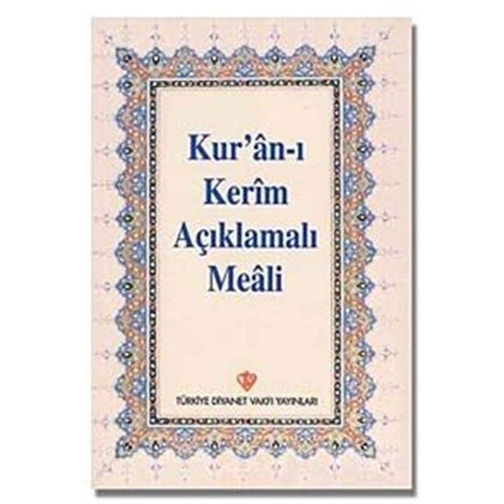 Kur'ân-ı kerîm açıklamalı meâli metinsiz : cep boy