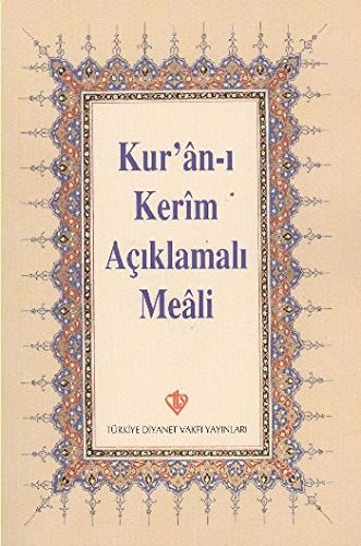 Kur'ân-ı kerîm açıklamalı meâli metinsiz : orta boy