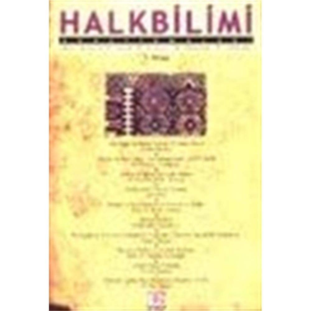 Halkbilimi Arastirmalari 1