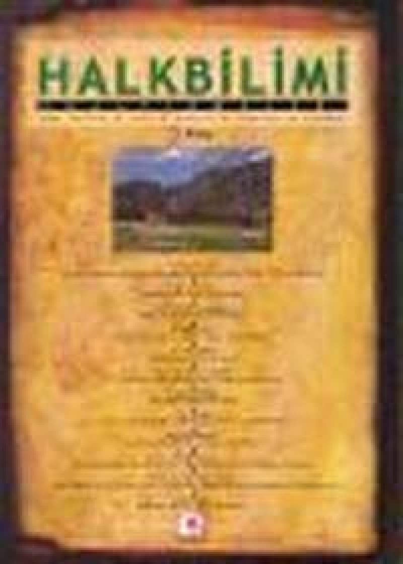 Halkbilimi Arastirmalari 3
