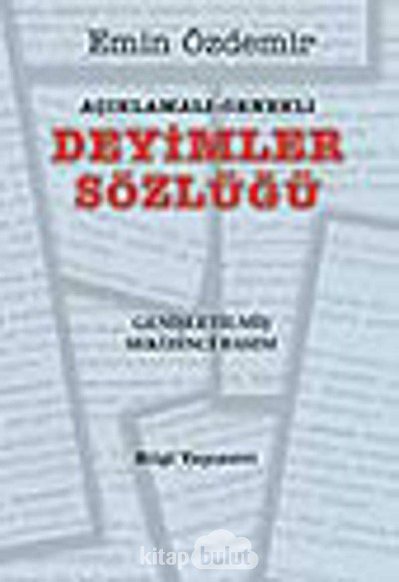 Açıklamalı-örnekli deyimler sözlüğü