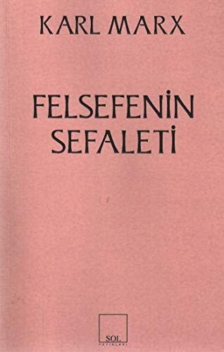 Felsefenin Sefaleti M. Proudhonun Sefaletin Felsefesine Yanit