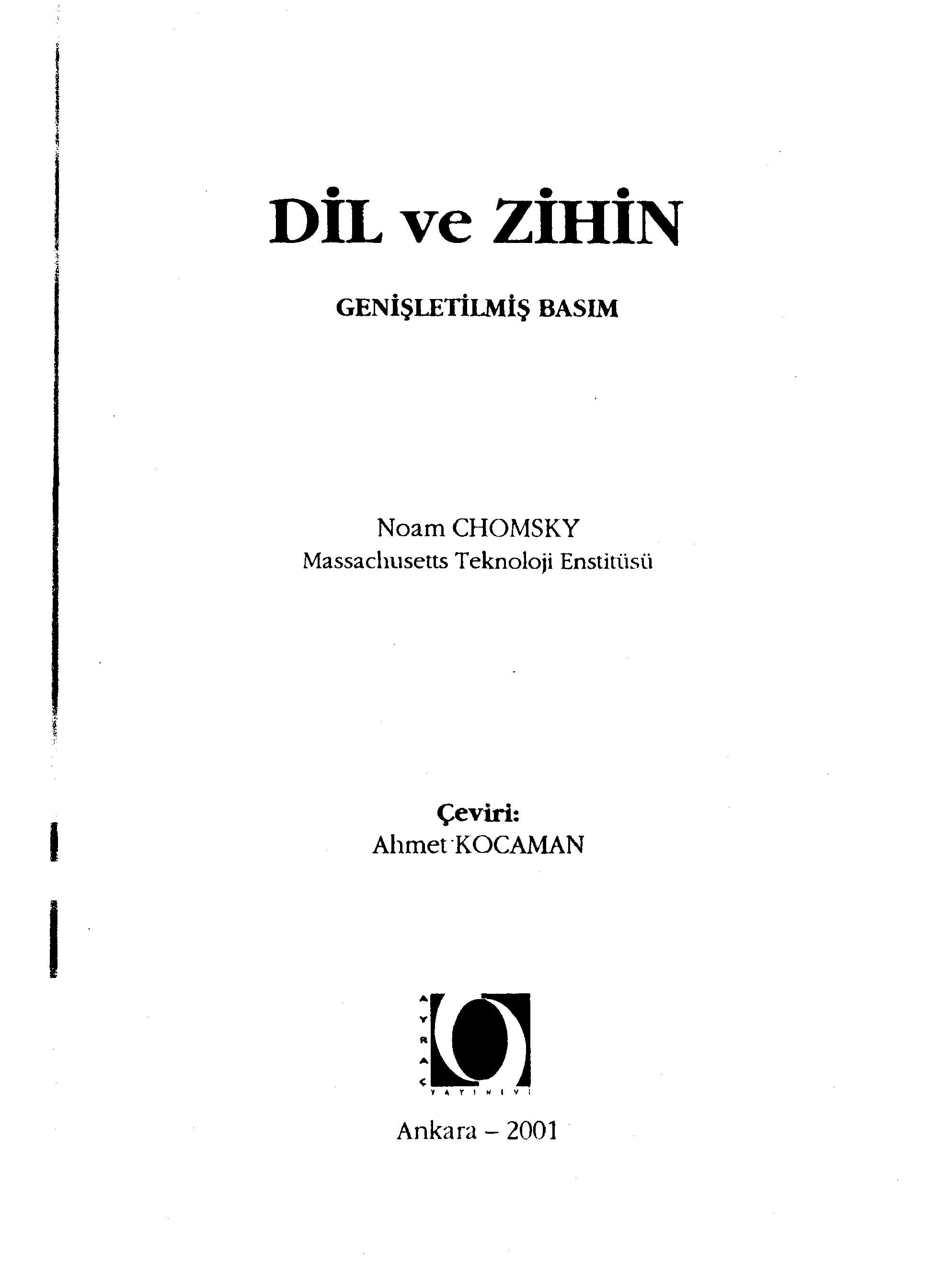 Dı̇l ve zı̇hı̇n