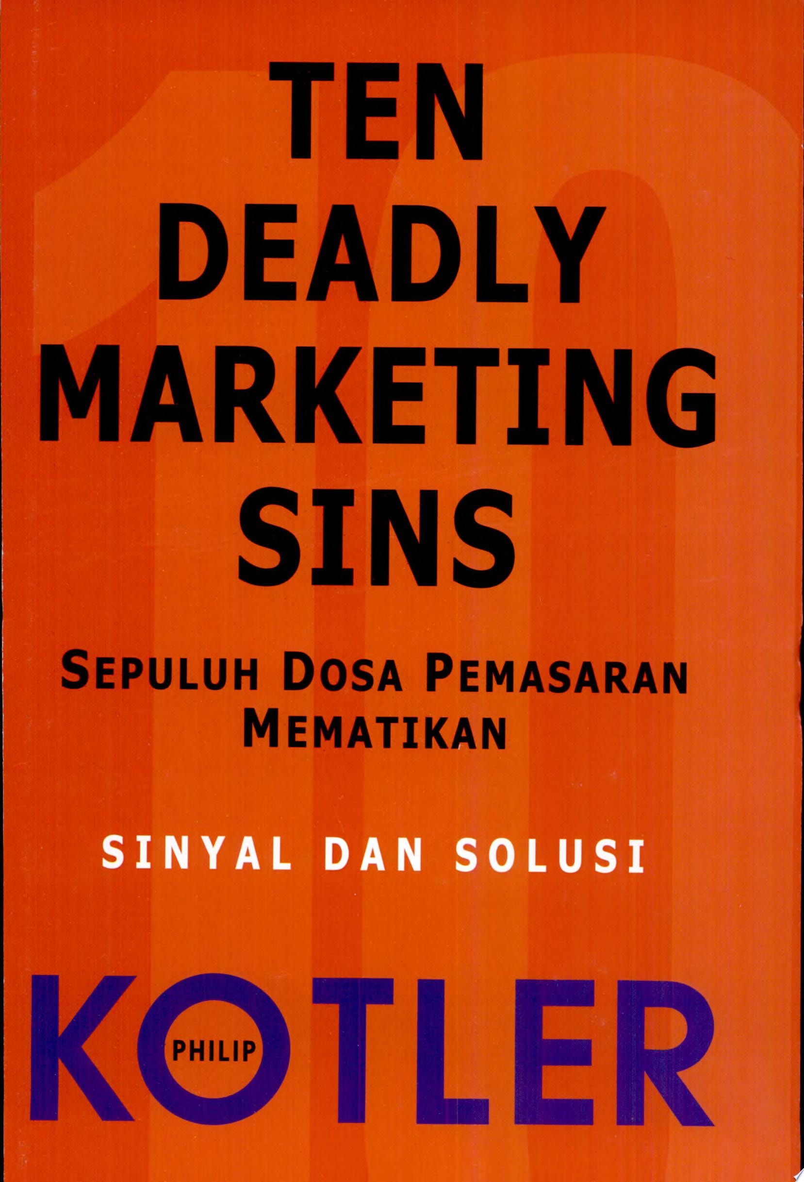 Ten Deadly Marketing Sins
