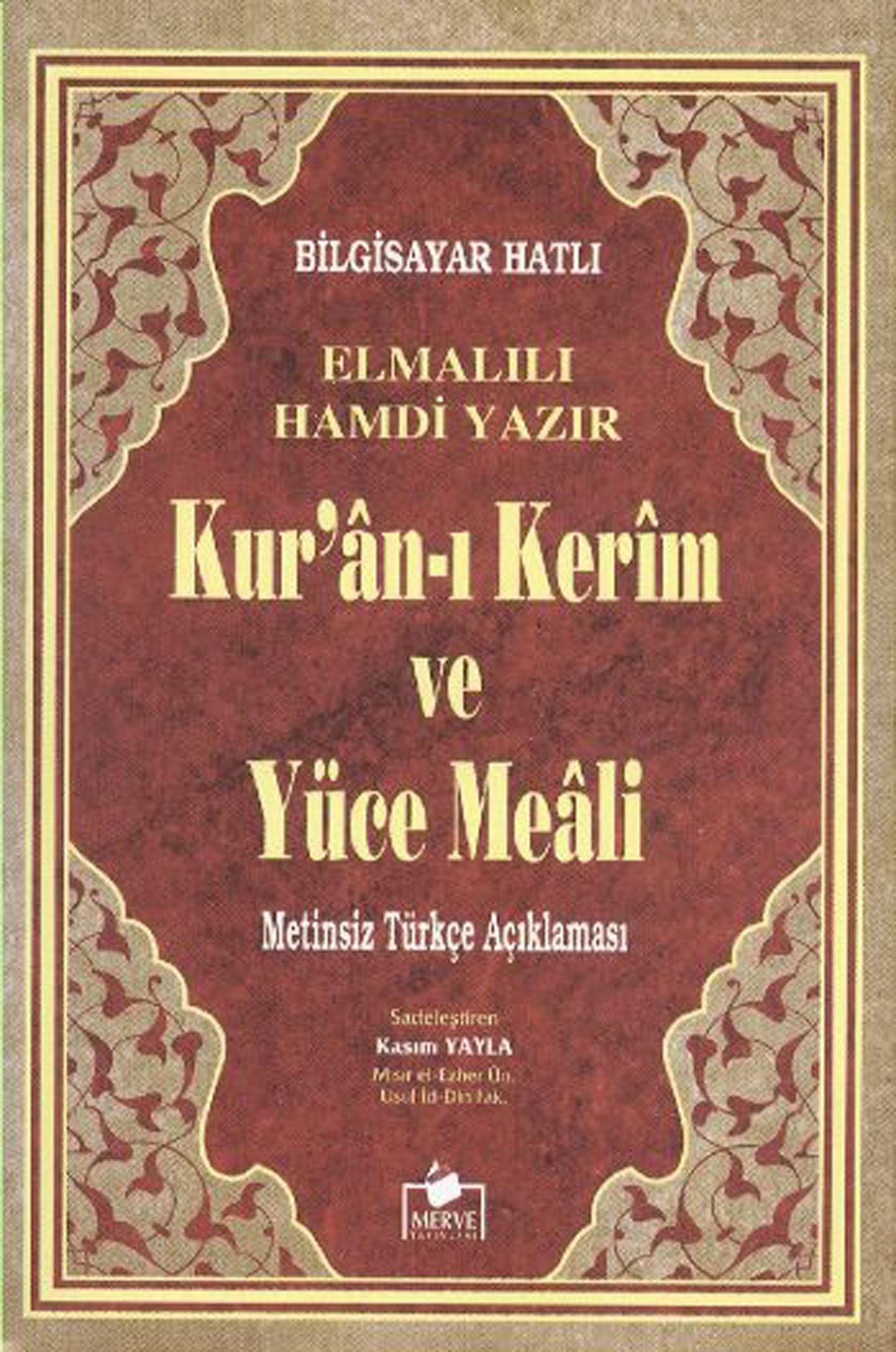 Kuran-i Kerim Meali - Metinsiz