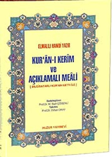 Kuran-i Kerim ve Aciklamali Meali Cep Boy, Ciltli
