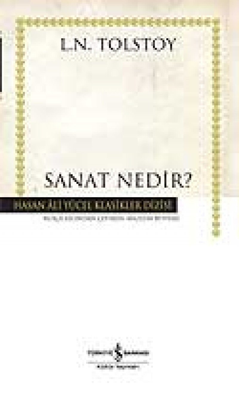 Sanat Nedir