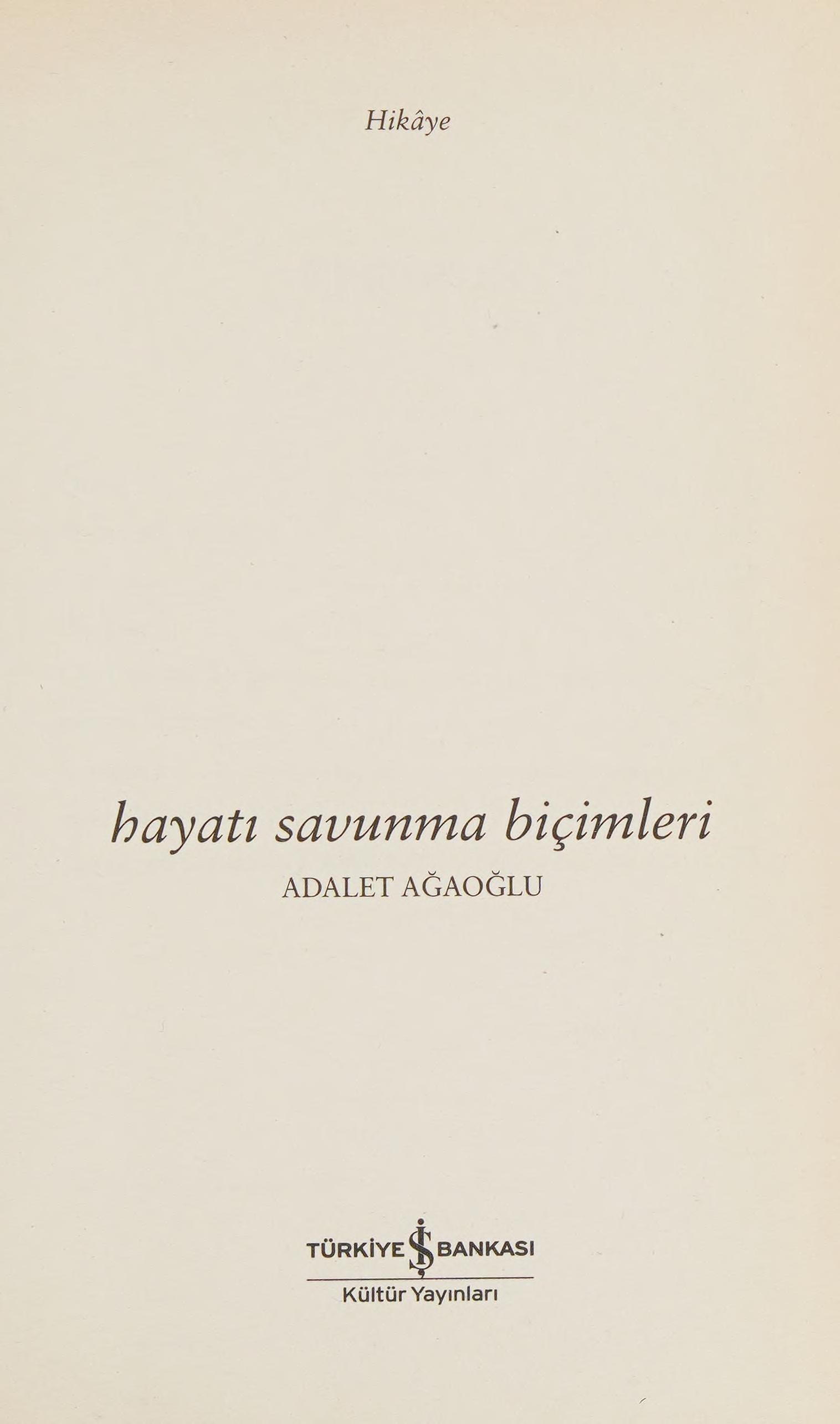 Hayatı savunma biçimleri