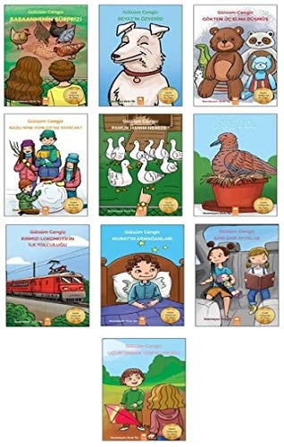 Öykülere Gizlenen Sayilar Seti (10 Books Set)