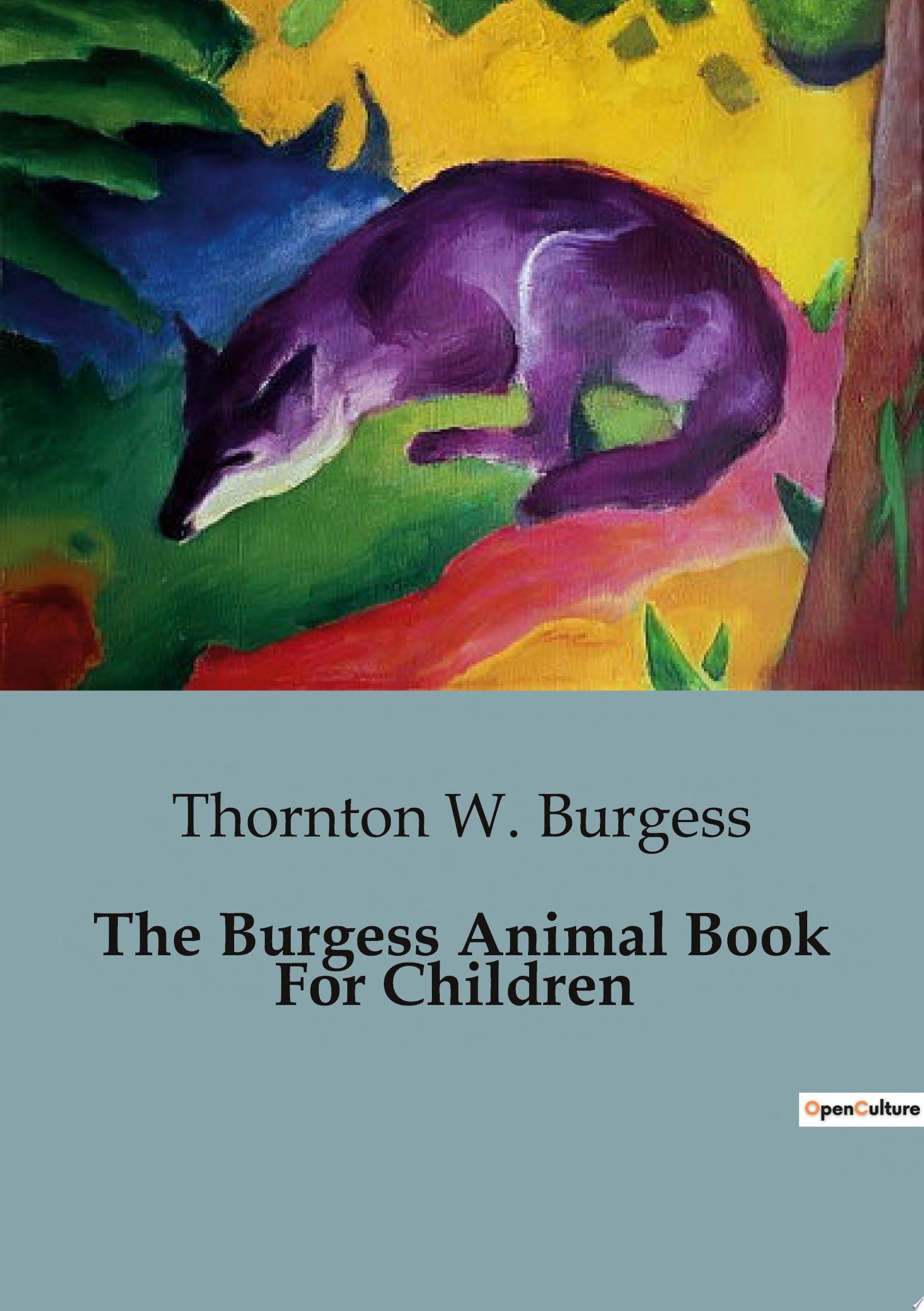 The Burgess Animal Book for Children