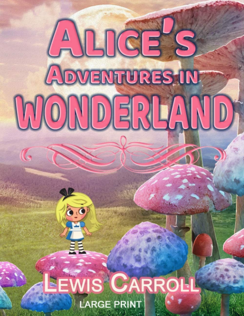 Alice's Adventures in Wonderland Large Print