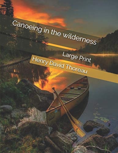 Canoeing in the Wilderness Large Print