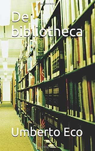 De bibliotheca (Italian Edition)