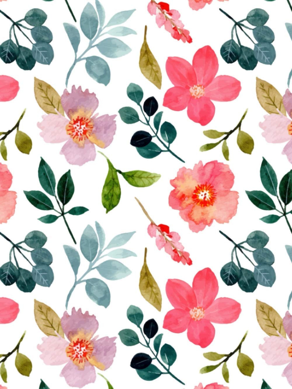 Notebook: Hardcover Lined Notebook, 8.25" x 11", 110 pages, Spring Dawn Floral Notebook (Nine Muses Journals, Notebooks, and Sketchbooks)