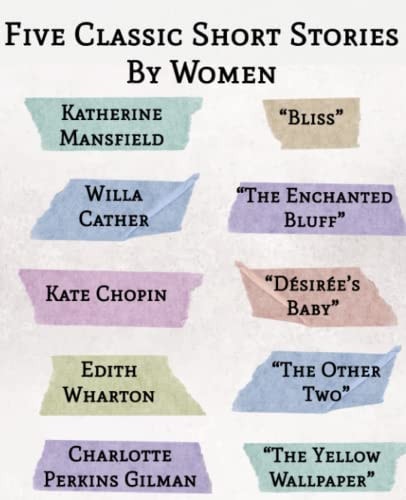 Five Classic Short Stories By Women: Giant Print Book for Low Vision Readers