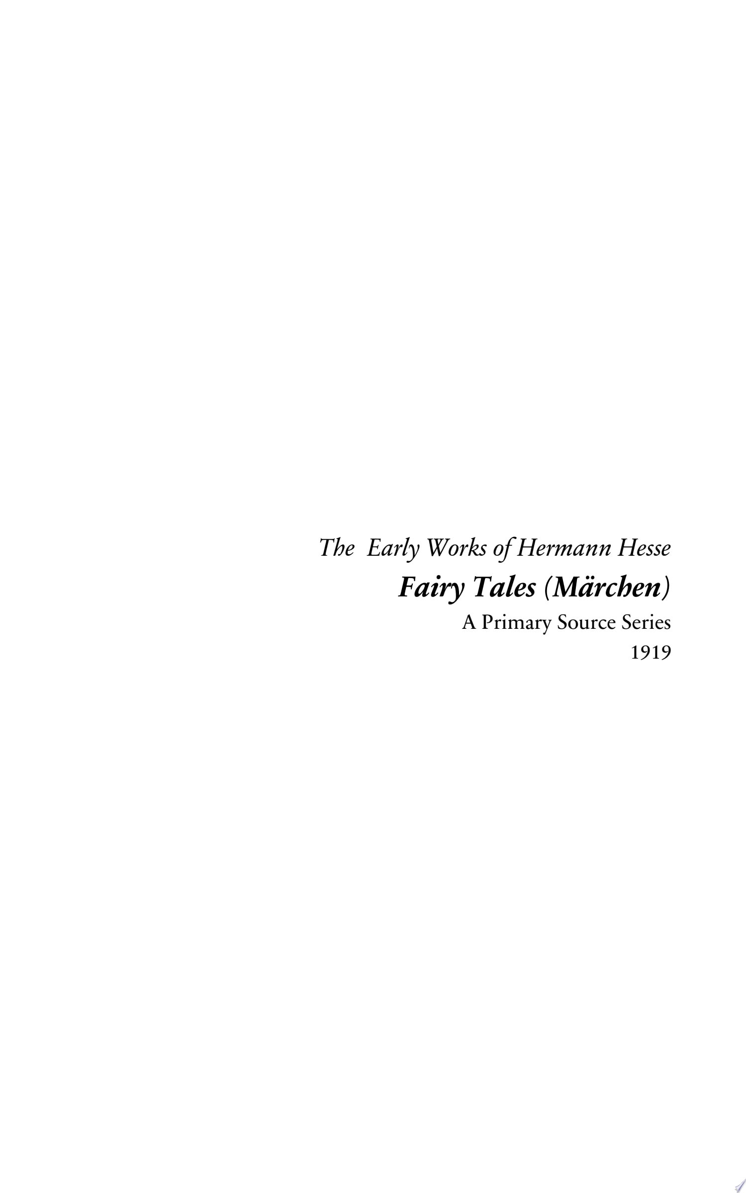 Fairy Tales