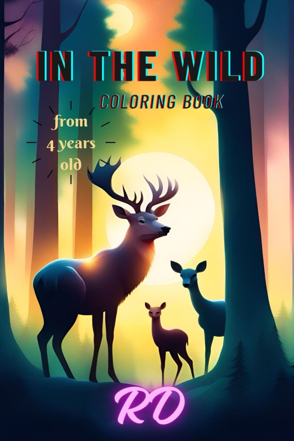 In The Wild: Coloring Book