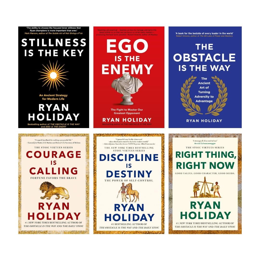 The Ryan Holiday Masterpiece Collection 6 Books Set