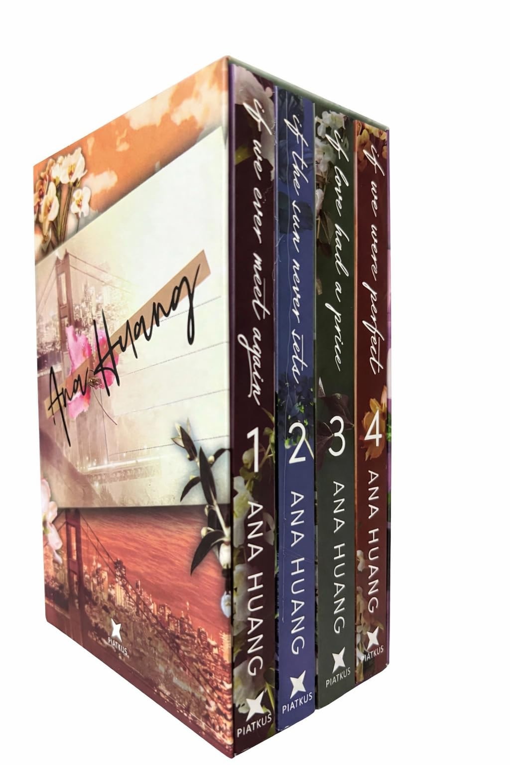 By Ana Huang (If Love) 4 Books Box Set: If We Ever Meet Again, If the Sun Never Sets, If Love Had a Price & If We Were Perfect